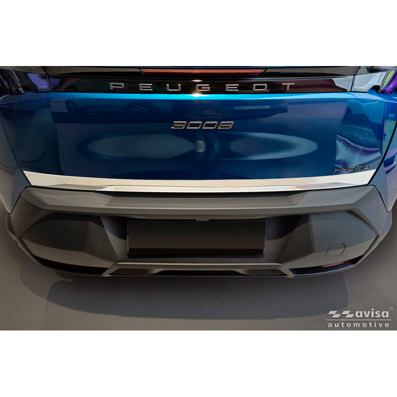Avisa Chrome Stainless Steel Trunk Tailgate Trim Cover  Peugeot 3008 III 2024-