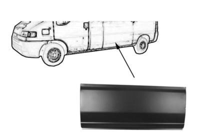 zijpaneel, lange wielbsis, links Fiat Ducato, 2002-2008