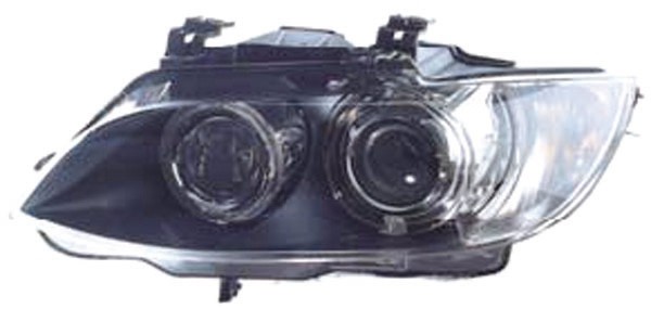 XENONKoplamp rechts E92/E93. 06->> D1S+H8+H3 ZWART RAND