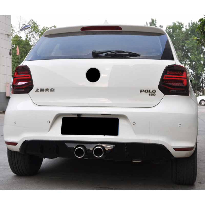 Set LED Tail Lights  Volkswagen Polo 6R/6C 2009-2017 - Red/Smoke - incl. Dynamic Running Light