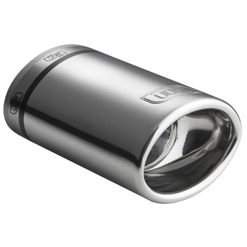 Ulter Sport Exhaust finisher - Oval 95x65mm - Length 120mm - Installation 30-42mm - Inox