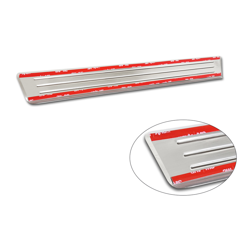 Stainless Steel Door sill protectors  Citroën C4 III 2020- & C4 X 2022- 'Lines' - 4-pieces