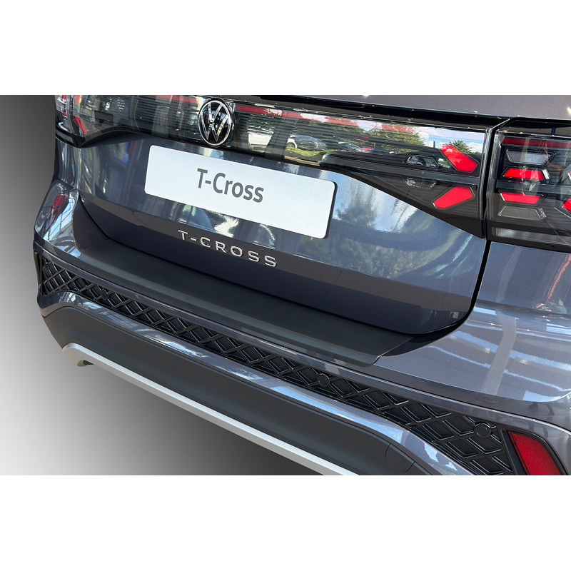 ABS Rear bumper protector  Volkswagen T-Cross Facelift 2024- Black