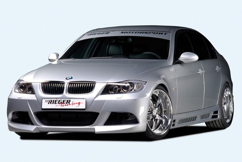 Sideskirts passend voor BMW E90 with 2 schacht and 2 uitsnedes Rieger