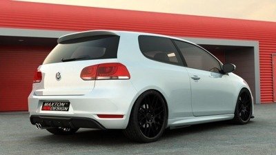 Diffuser passend voor VW Golf 6 GTI - 1 Uitlaatgat