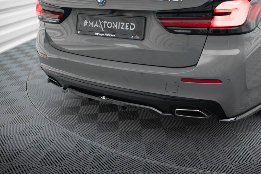 Diffuser passend voor BMW 5 Serie FL Maxton Glans Zwart