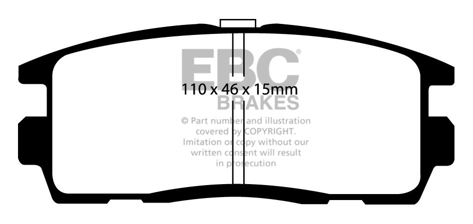 EBC Brakes VAUXHALL (OPEL) Antara 2.4 2007-.. Remblokken achterz