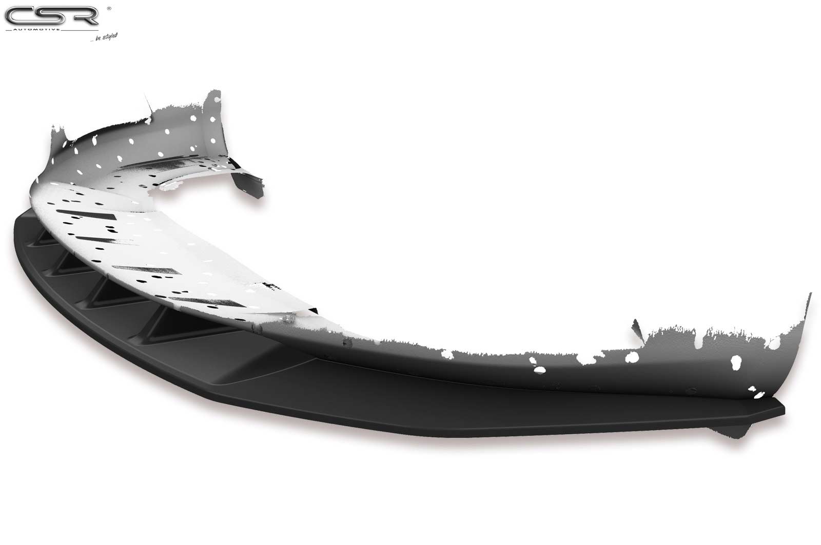 Voorspoiler passend voor Skoda Superb II Glans Zwart – 2008–06/2013