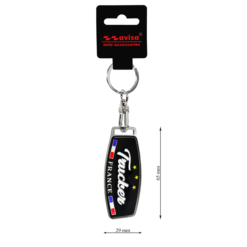Stainless steel key chain - Trucker/France