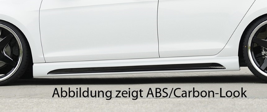 Zijskirts passend voor Seat Leon F5 FR/Cupra 5dr. Rieger met uitsparing
