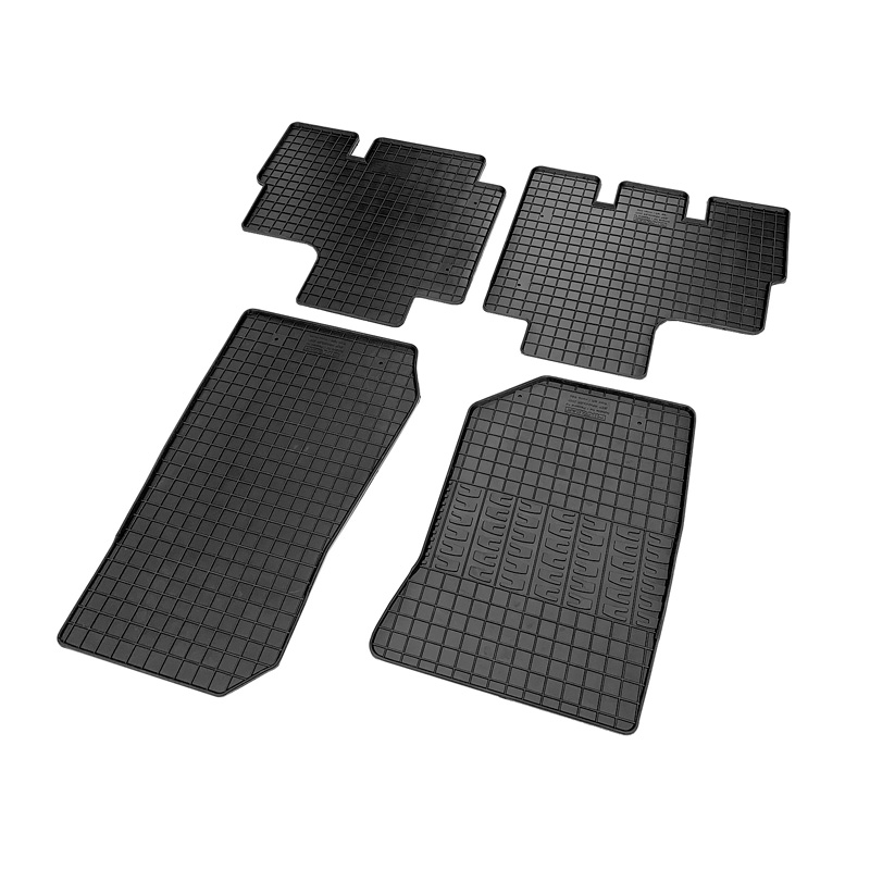 Rubber car mats set  Jeep Wrangler III (JK) 2007-2018 (4-pieces)
