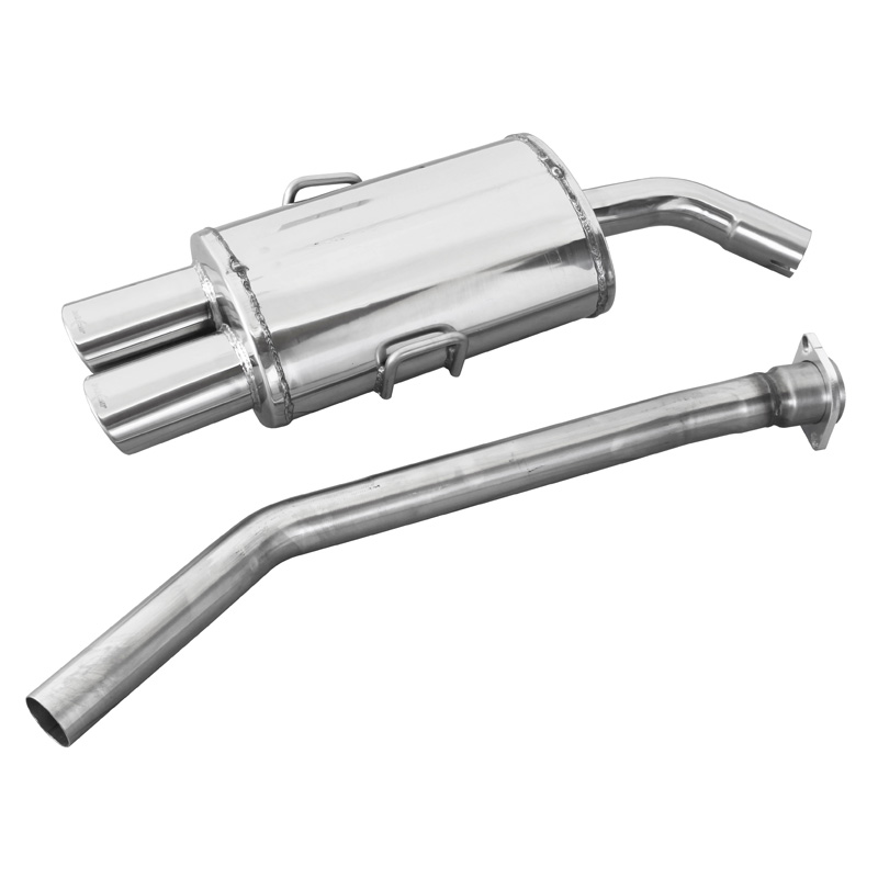 100% Inox Sport Exhaust  BMW 3-Series E36 320i 1992- 2x90x70mm