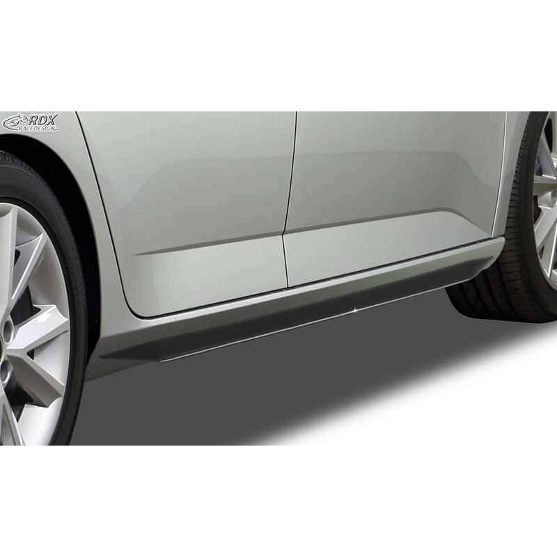 Side skirts 'Slim'  Opel Meriva B 2010- (ABS glossy black)