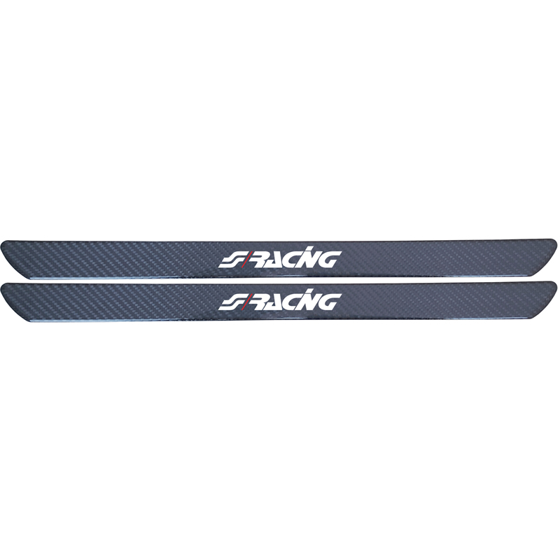 Simoni Racing Door Sill Protectors Type C Carbon - Medium 485x37mm - 2 pieces