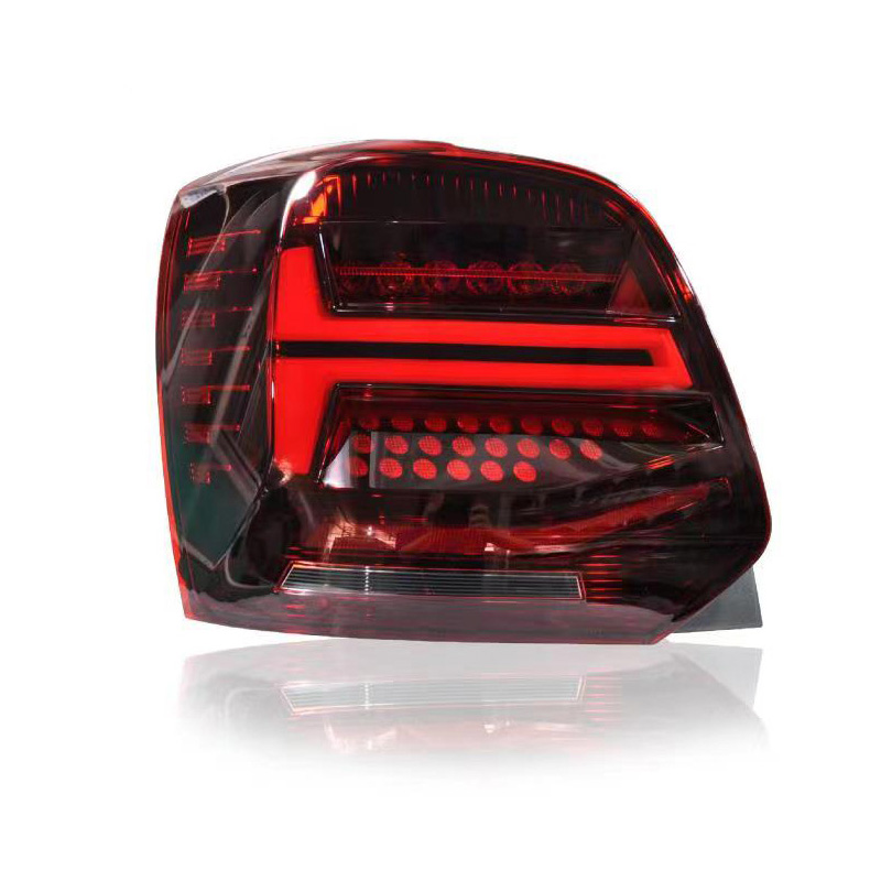 Set LED Tail Lights  Volkswagen Polo 6R/6C 2009-2017 - Red/Smoke - incl. Dynamic Running Light