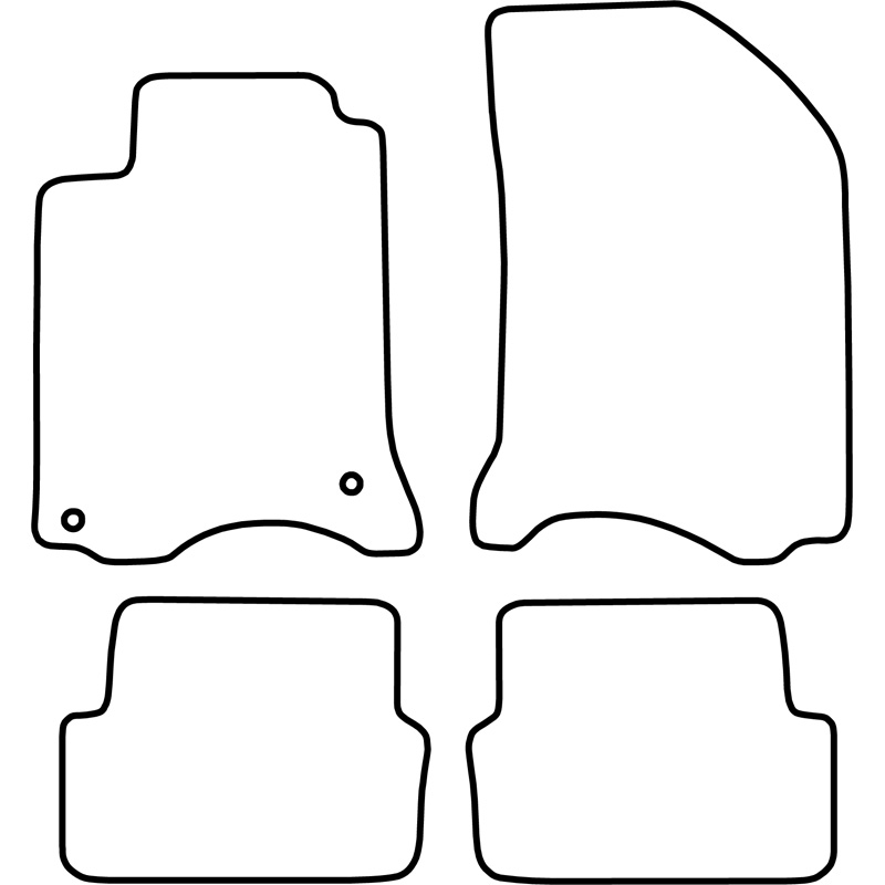 Set car mats  Renault Laguna 2001-2008