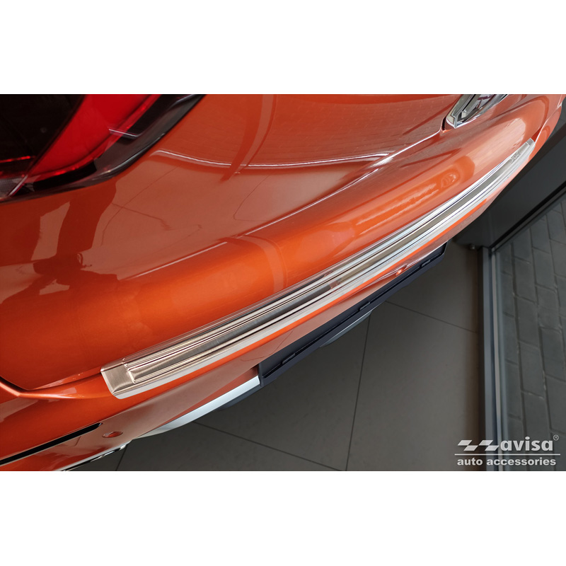 Stainless Steel Rear bumper protector  MG ZS FL 2019-2024 'British Flag'