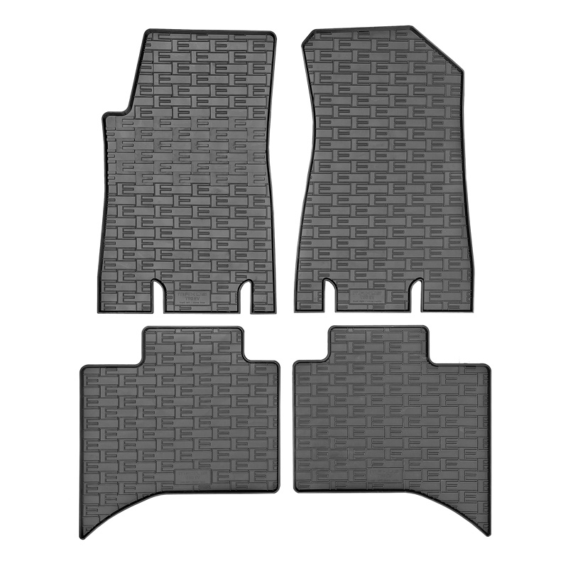 Rubber car mats set  Maxus ET90 Pickup 2022- (4-pieces)