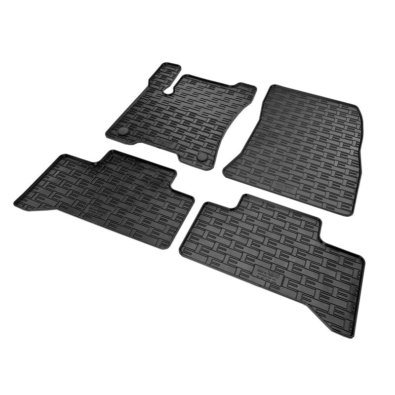 Rubber car mats set  Mercedes EQA (H243) 2021- (4-pieces + fixing system)