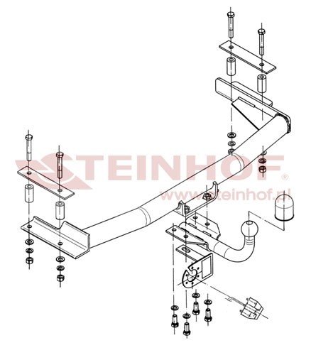 Trekhaak Ford Escort 4D 1999-....