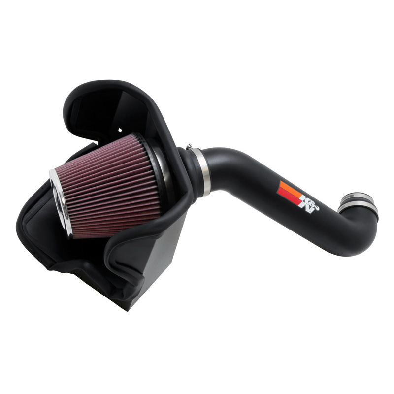 K&N High Performance Air Intake Kit  Jeep Liberty & Dodge Nitro 3.7L V6 2010-2012 - Textured Black (77-1562KTK)