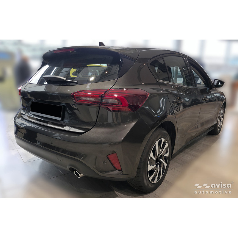 Avisa Chrome Stainless Steel Trunk Tailgate Trim Cover  Ford Focus IV HB 2018-2021 & Facelift 2021-