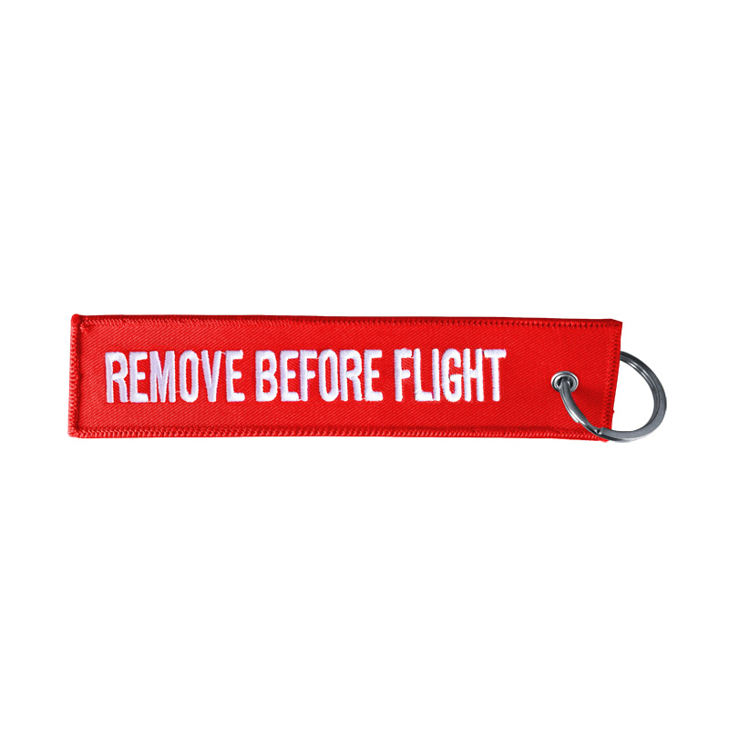 Simoni Racing Key Chain Remove Before Flight - Red