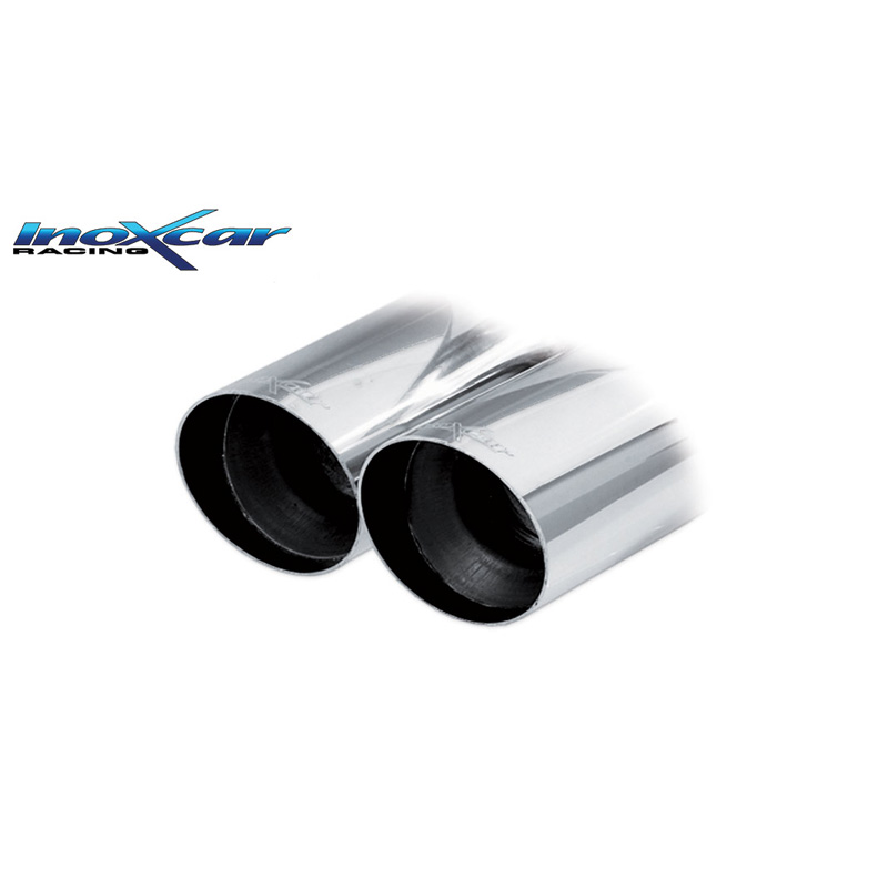 100% Inox Sport Exhaust  Volkswagen Polo 9N 1.4 TDI Sportline 80hp 2005-2008 2x70mm