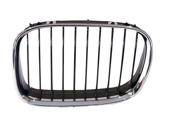 grille, chroom, binnen chroom, rechts BMW 5 serie E39, 1996-2005