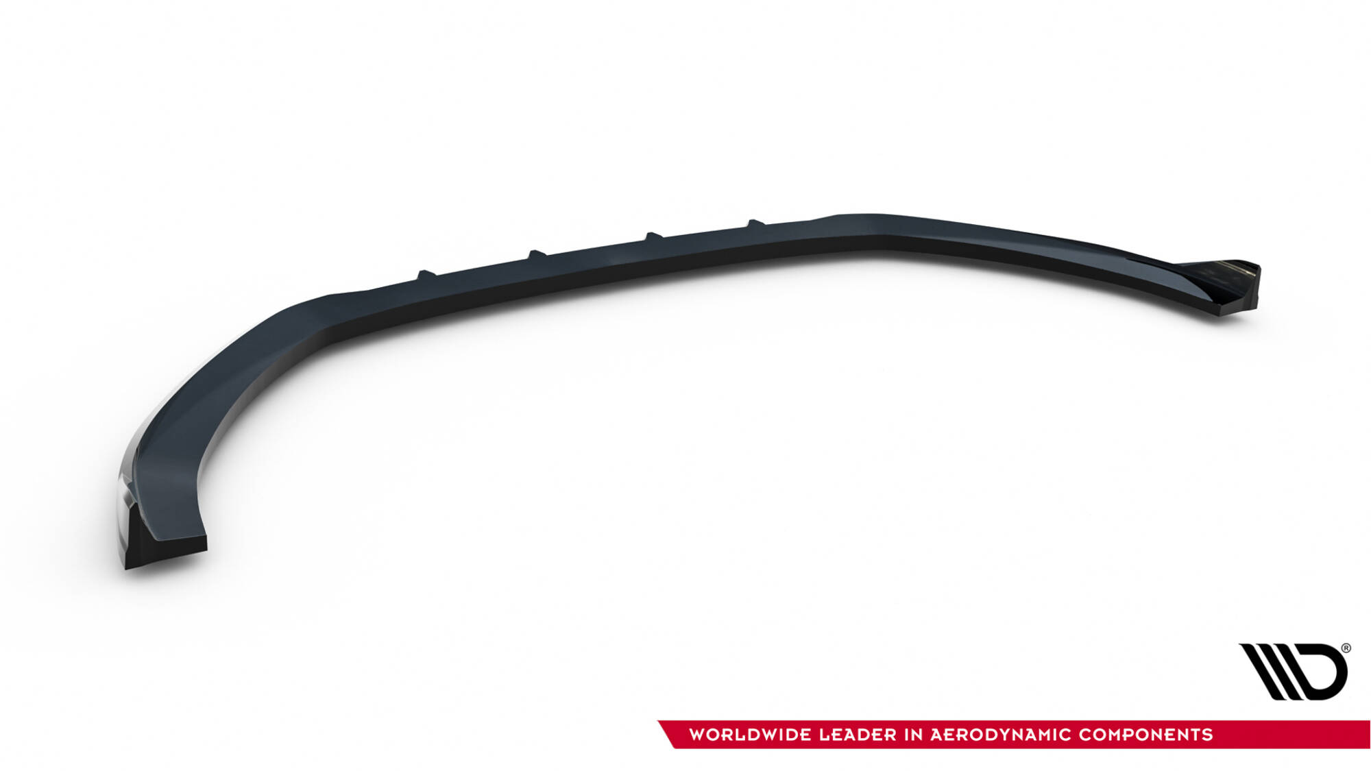 Voorspoiler passend voor Audi A3 Sedan 8V Facelift Maxton Glanzend zwart
