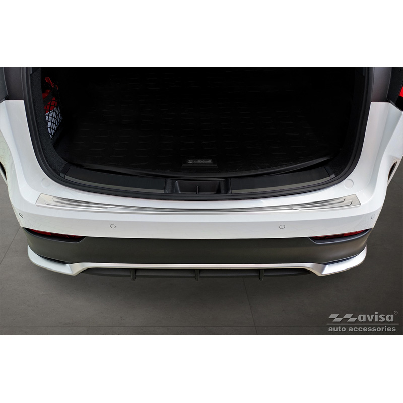 Stainless Steel Rear bumper protector  Lexus NX II 2021- 'Lines'