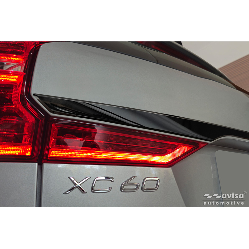 Avisa Black Chrome Stainless Steel Tailgate Trim  Volvo XC60 II 2017-2021 & Facelift 2021-