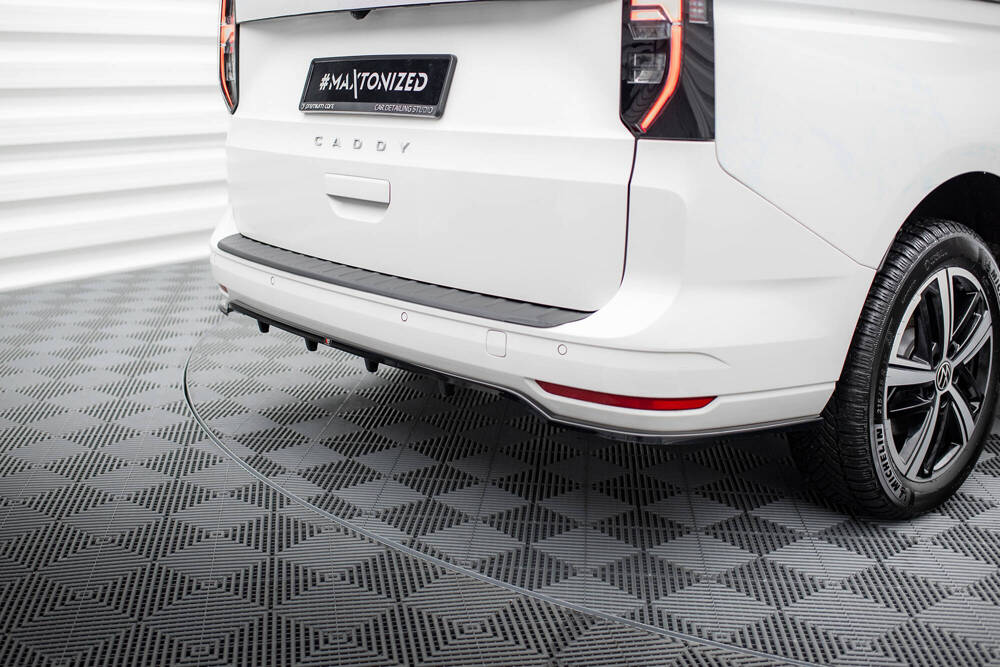 Diffuser passend voor VW Caddy MK5 Maxton Glans Zwart