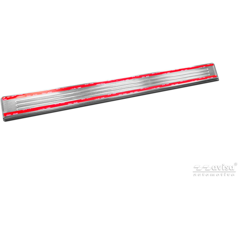 Avisa Inox door sill protectors  Mitsubishi VW Touran III 2015- incl. R-Line - 'Lines' - 4-pieces