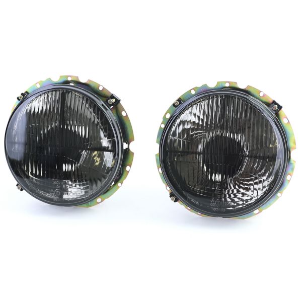Specifications of Headlight black smoke with crosshair suitable for VW Golf 1 + Cabrio 74-83 41280