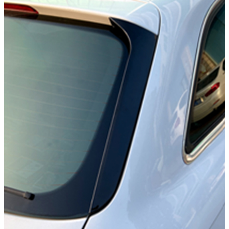 Set rear window side spoilers  Audi A4 (B8) Avant/Allroad 2008-2015 excl. S-Line (ABS Glossy Black)