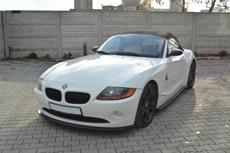 Voorspoiler passend voor BMW Z4 E85 / E86 (Preface) Glanzend Zwart V.2