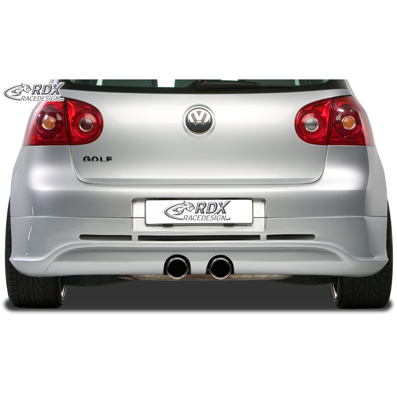 Rear bumper skirt  Volkswagen Golf V GTI/R Hatchback 3/5-doors 2003-2008 (R32 exhaust) excl. Variant/Plus (ABS)