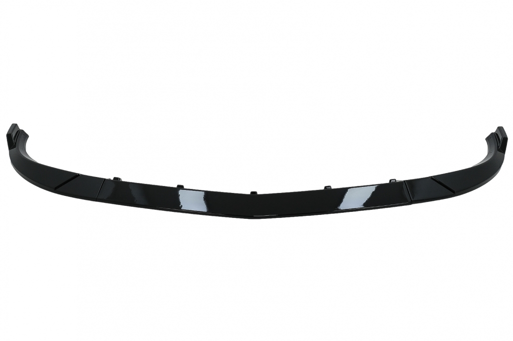 Voorspoiler passend voor Mercedes C-Klasse W204 09-11 Glans Zwart