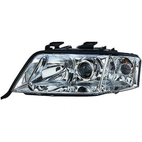 Koplamp links Audi A6. 99-01 DEPO