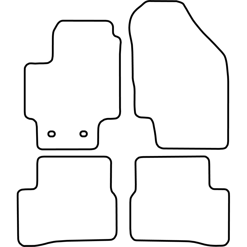 Set car mats  Hyundai Accent 2006-2009