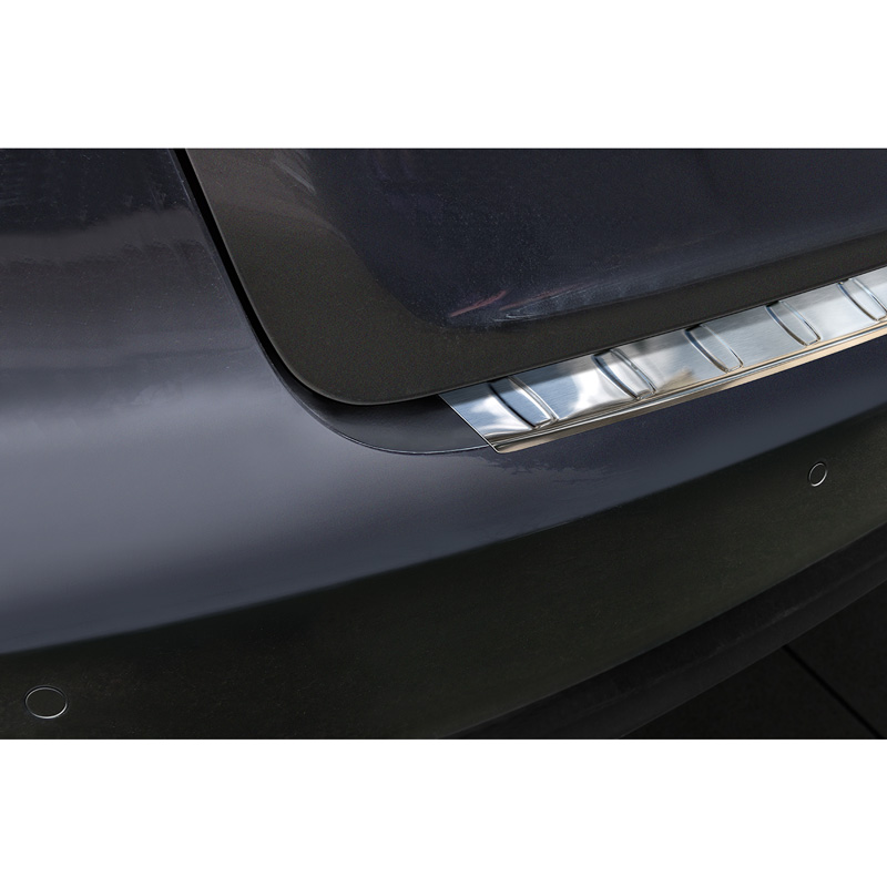 Stainless Steel Rear bumper protector  Audi A4 B8 Avant Facelift 2012-2015 excl. Allroad 'Ribs'