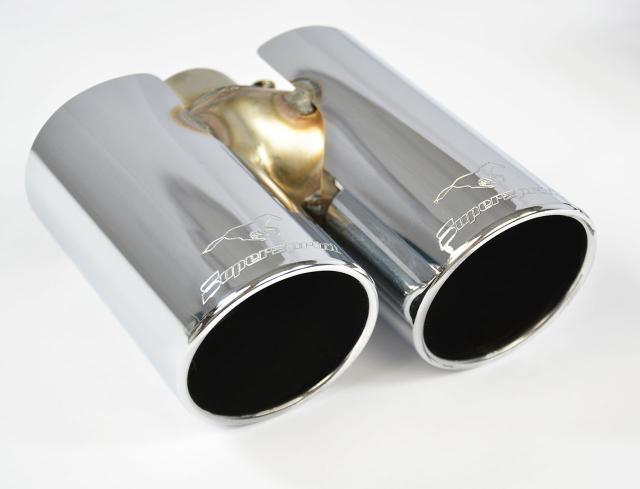 AUDI A3 8V 1.6 TDI (105 Hp) 2012 -> 2014 Endpipe kit 4 exit OO80 Right+ OO80 Left