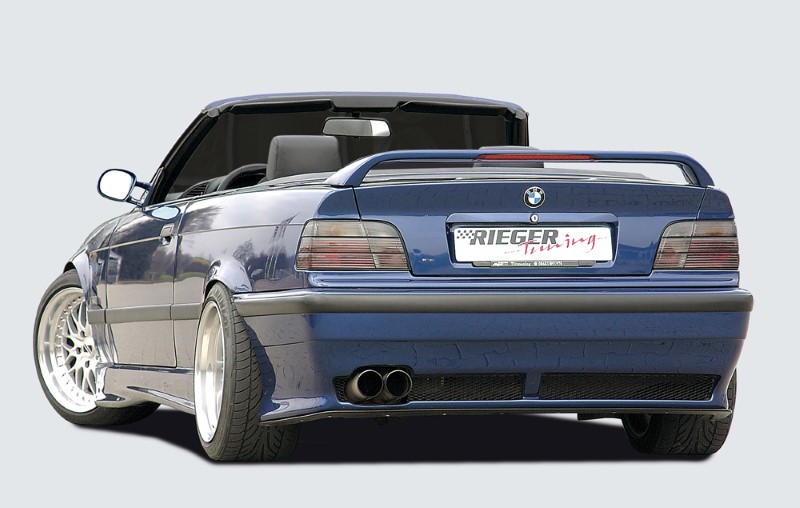 Rearbumper BMW E36 Niet compact Rieger(without PDC)