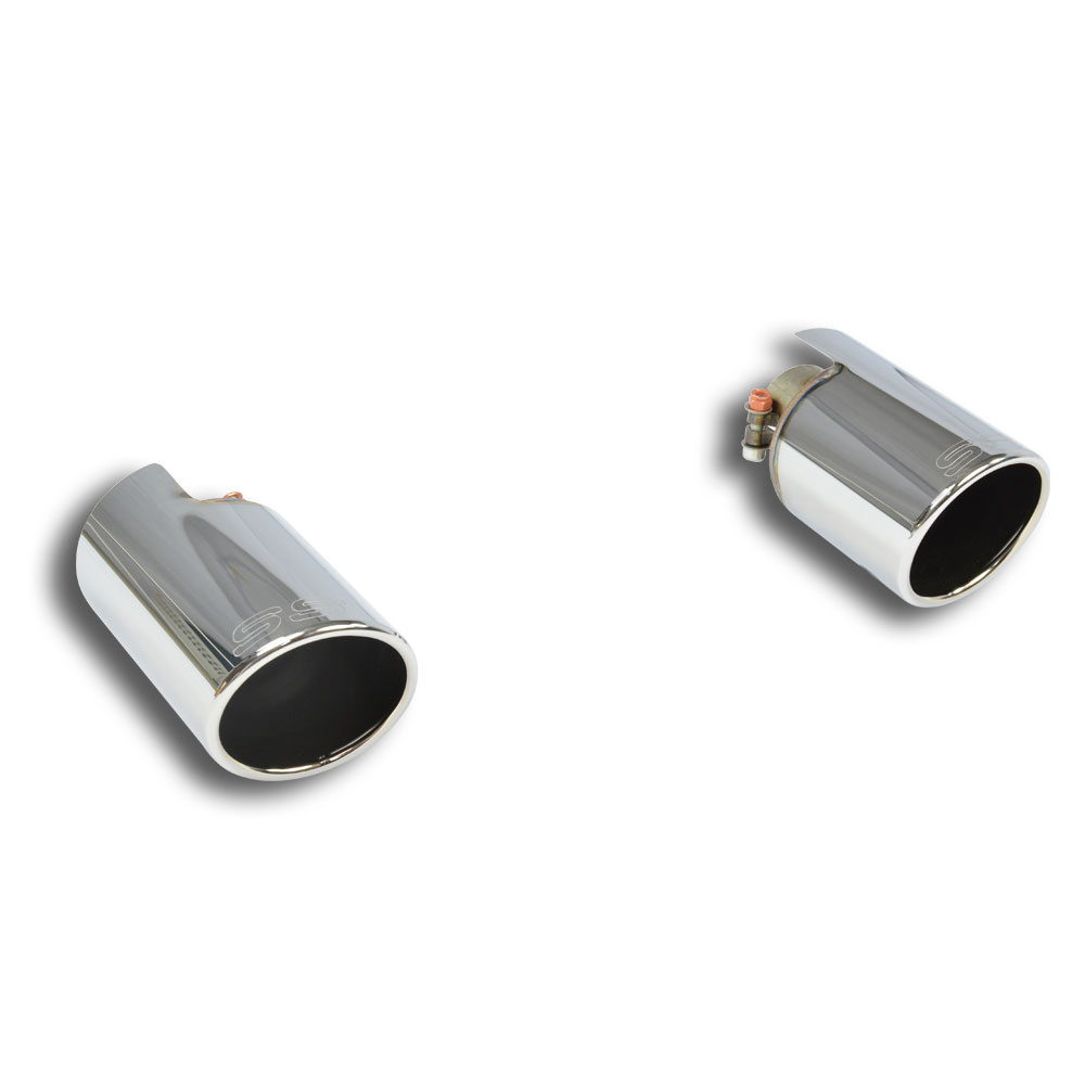 Endpipe kit Right O100 - Left O100 for Performance sport exhaust for 500 ABARTH 1.4T Assetto Corse (