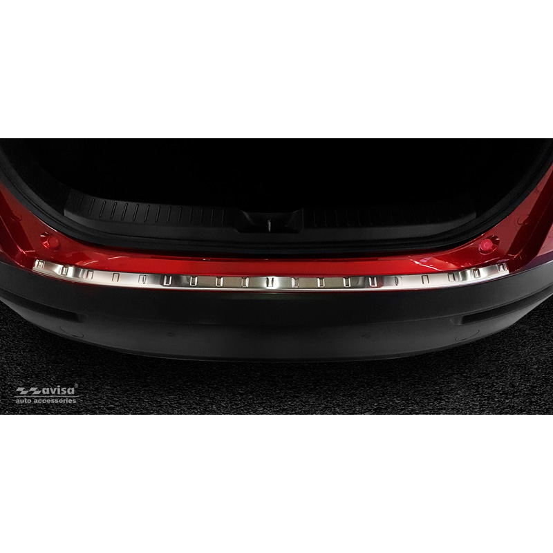 Stainless Steel Rear bumper protector  Mazda CX-30 2019- 'Ribs'