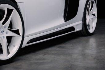 Sideskirts passend voor Audi R8 Rieger Carbon