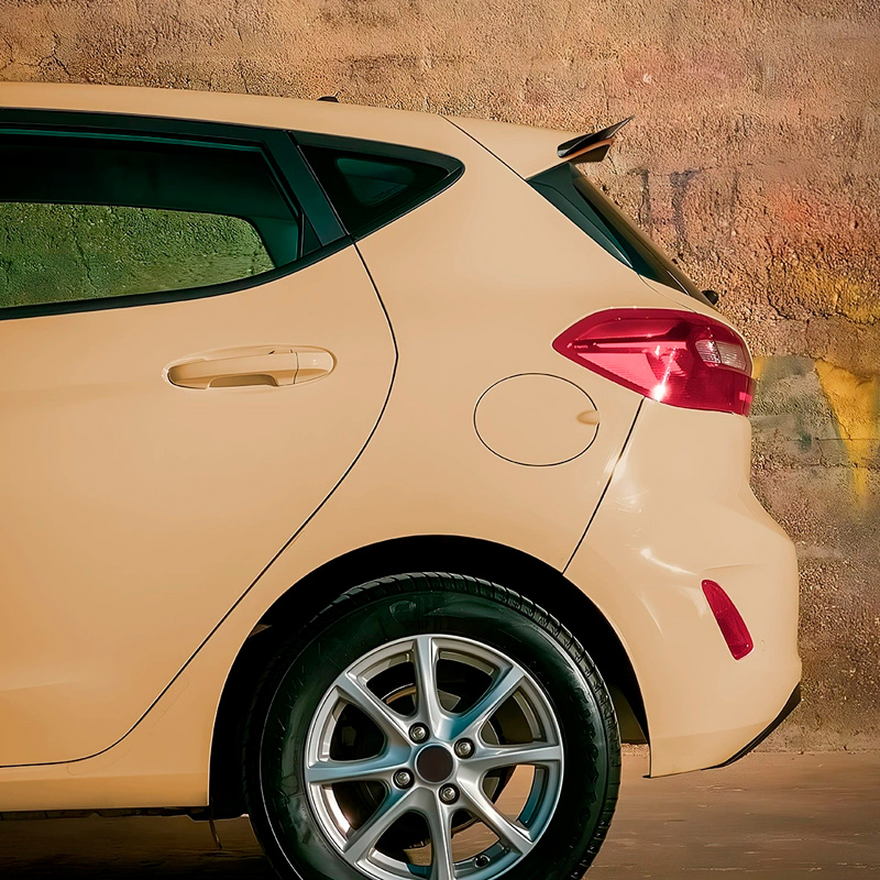 Roof spoiler (Spoiler Cap)  Ford Fiësta VIII 2017- (ABS Glossy Black)