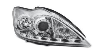 Headlights Ford Focus 08-11 CCFL Devil/Angel Eyes