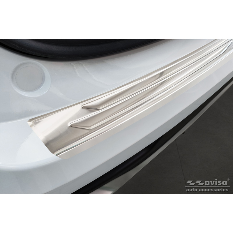 Stainless Steel Rear bumper protector  Lexus NX II 2021- 'Lines'